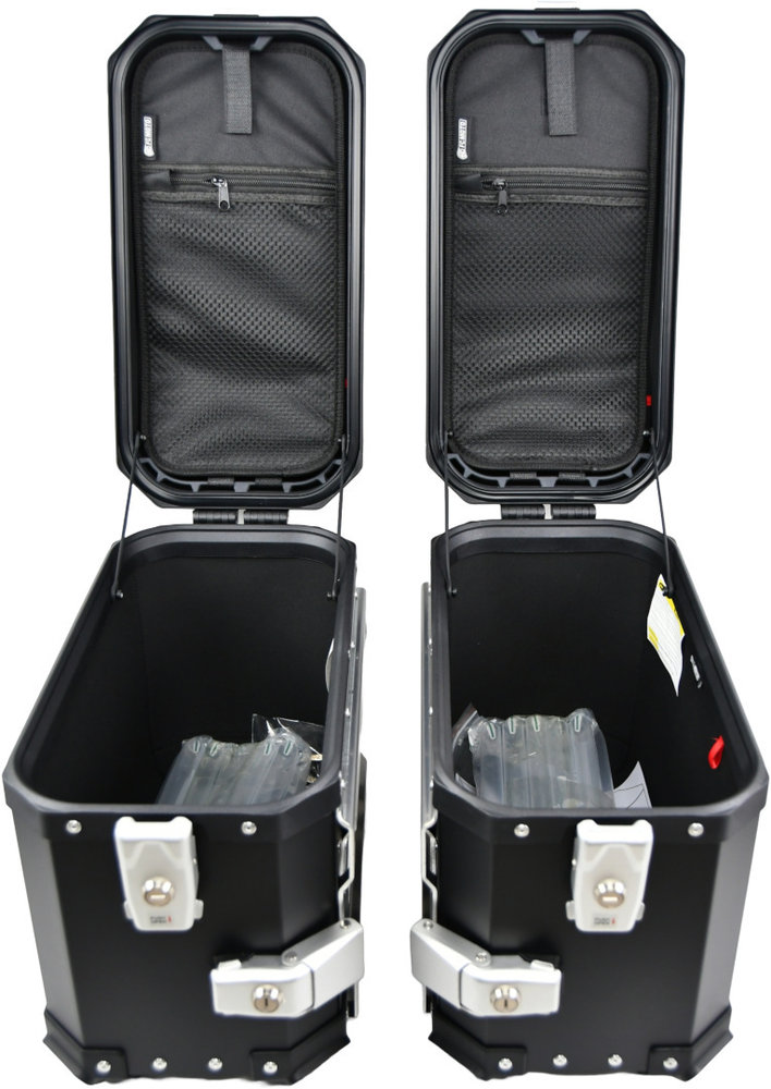 FC-Moto Terreno EVO Black 28 L Alu Side Case Set + Lock Cylinder Set