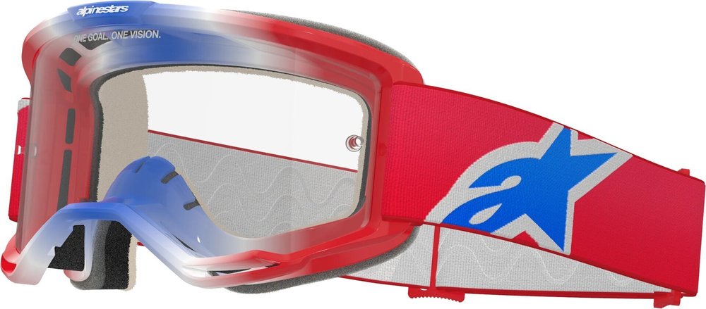 Alpinestars Vision 5 Corp Tricolor Motocross Goggles