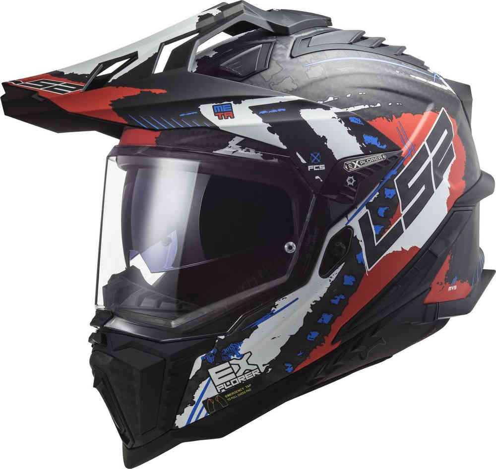 LS2 MX701 Explorer C Extend Carbon Motocross Helmet