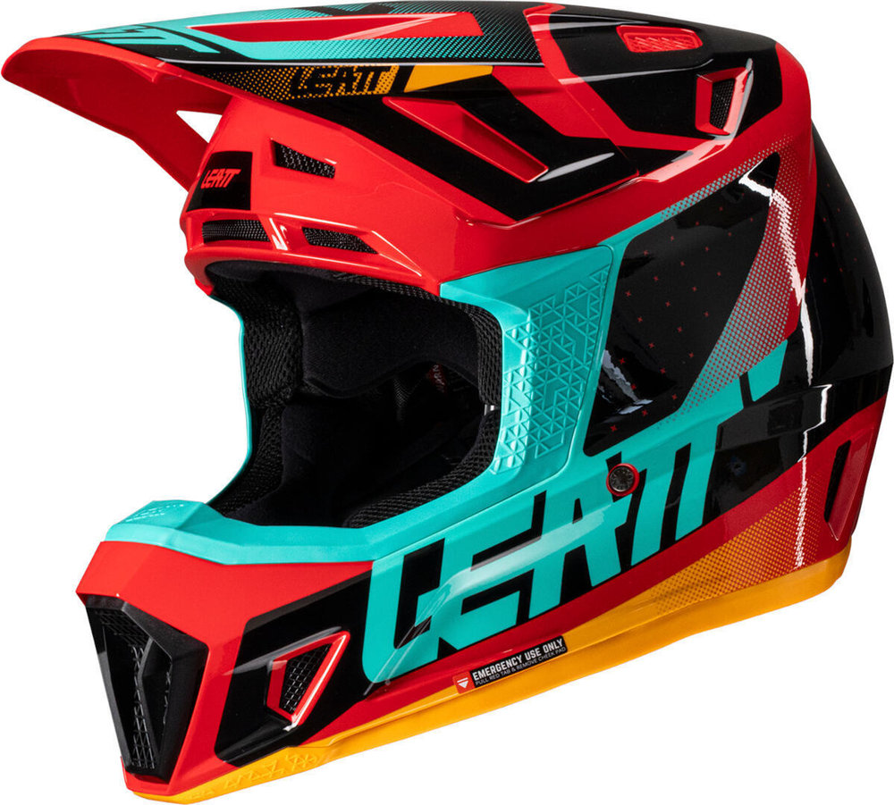 Leatt 7.5 Vector Motocross Helmet with Goggles