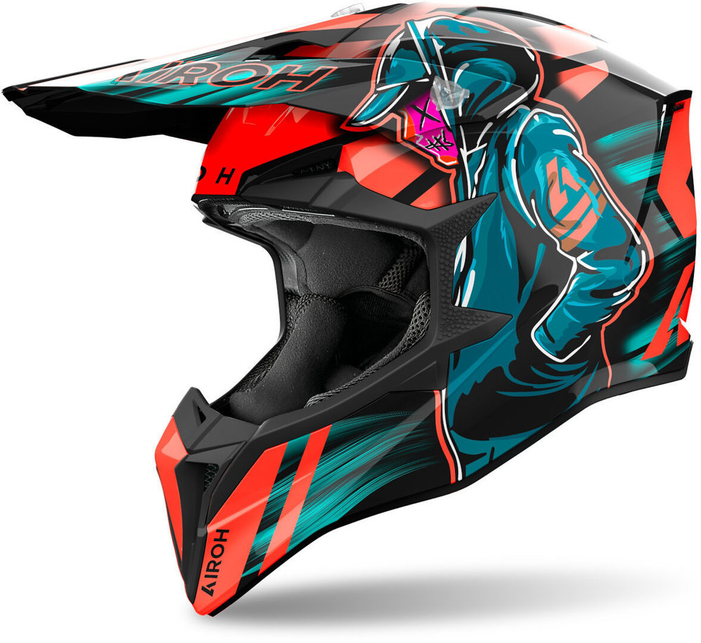 Airoh Wraaap Cyber Motocross Helmet
