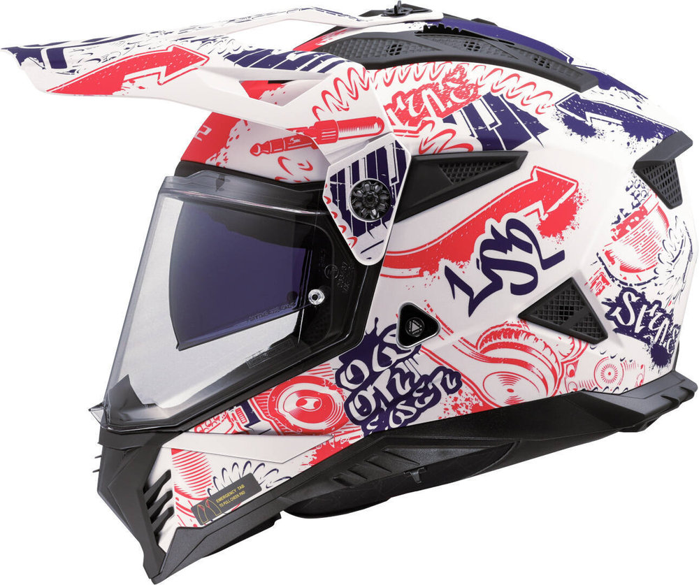 LS2 MX702 Pioneer II Fantasy Motocross Helmet