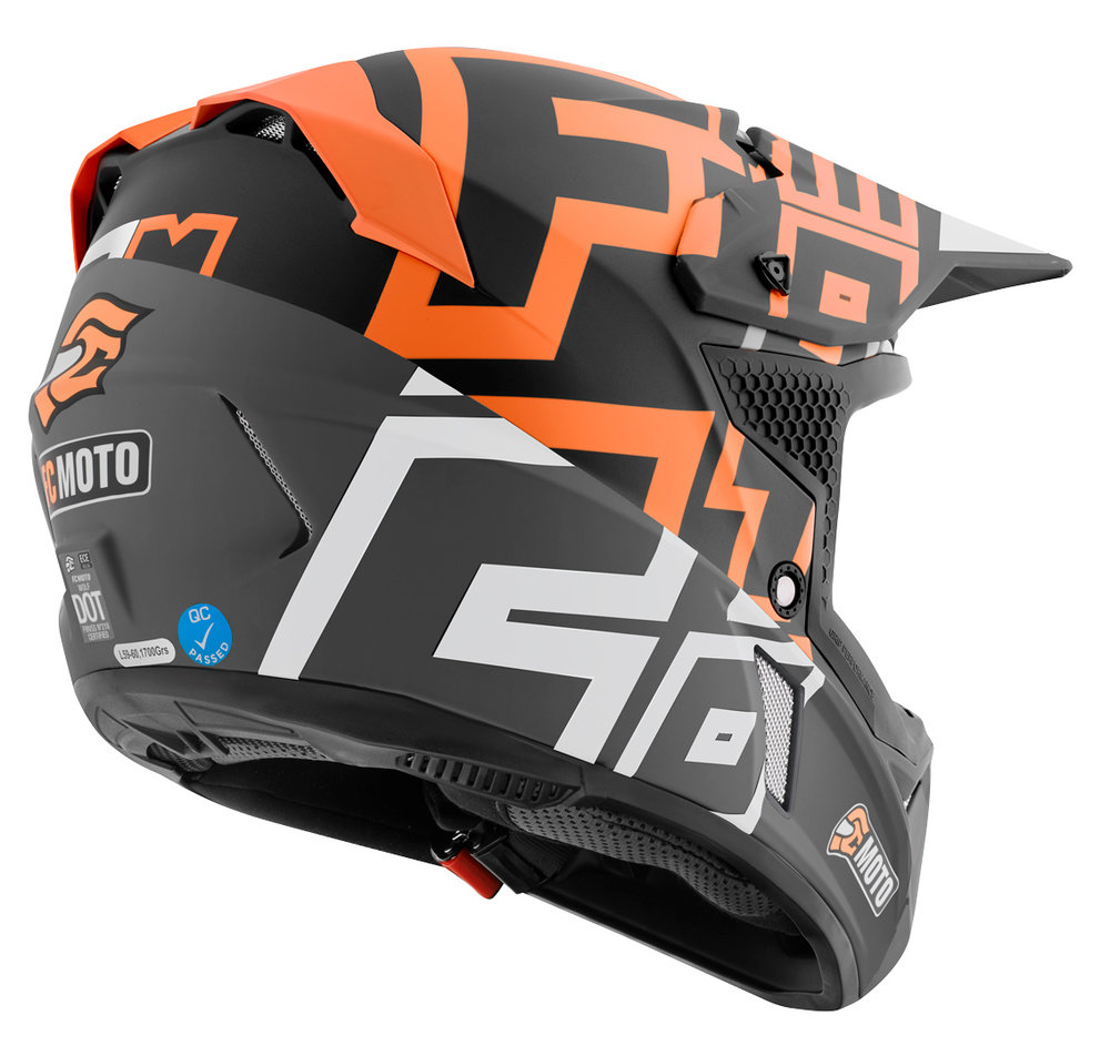 FC-Moto Merkur Flex Motocross Helmet