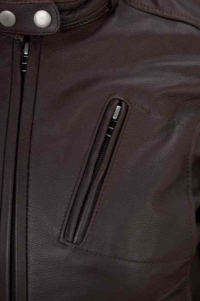 Bogotto Chicago Retro Ladies Motorcycle Leather Jacket