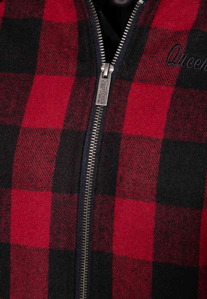 Queen Kerosin Speedway Queen Checkered Ladies Jacket