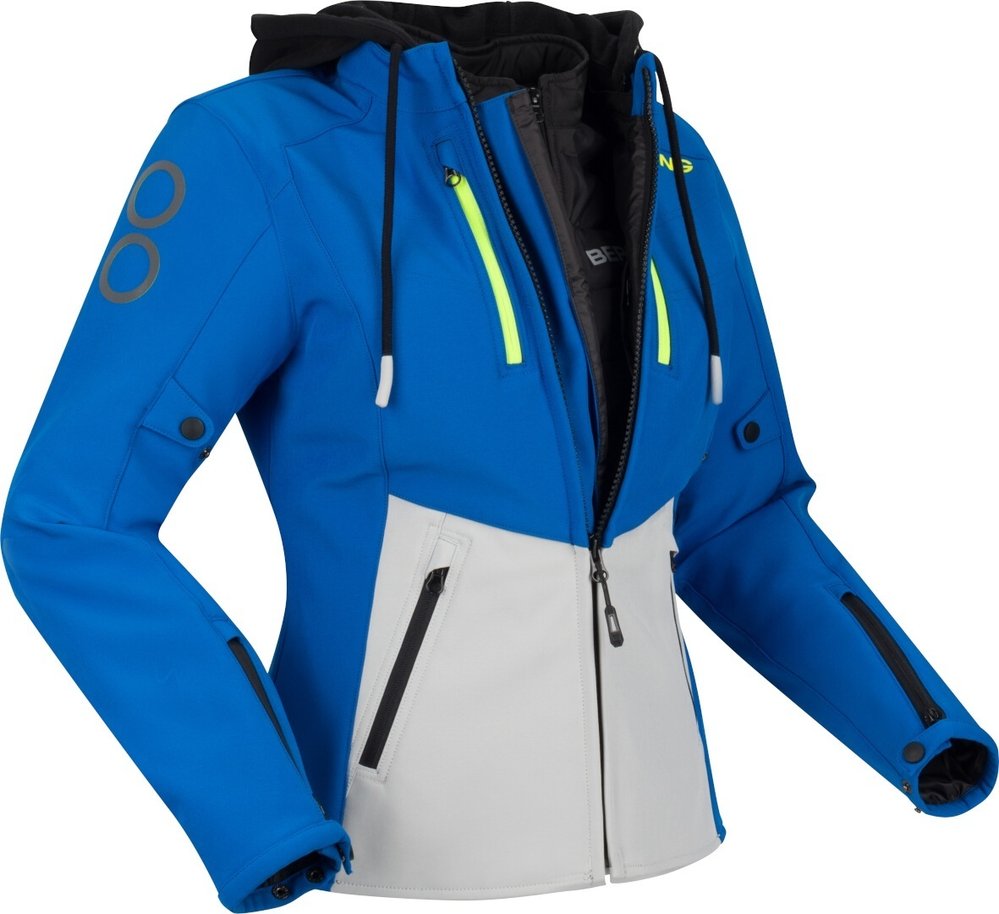 Bering Rotor Softshell waterproof Ladies Motorcycle Textile Jacket