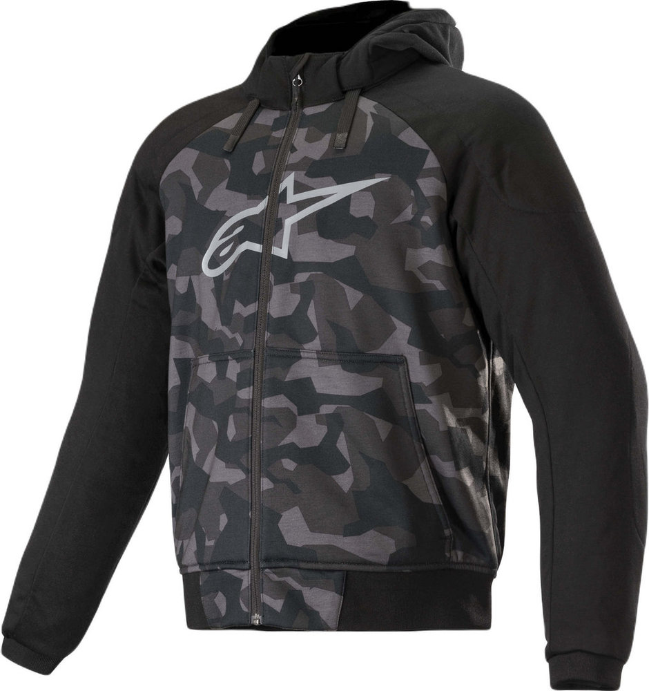Alpinestars Chrome Camo Sport Motorcycle Zip Hoodie