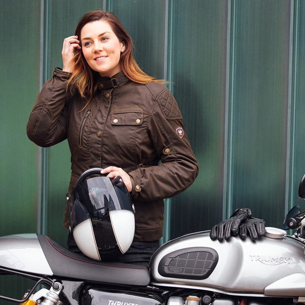 Merlin Harriet Ladies Motorcycle Wax Jacket