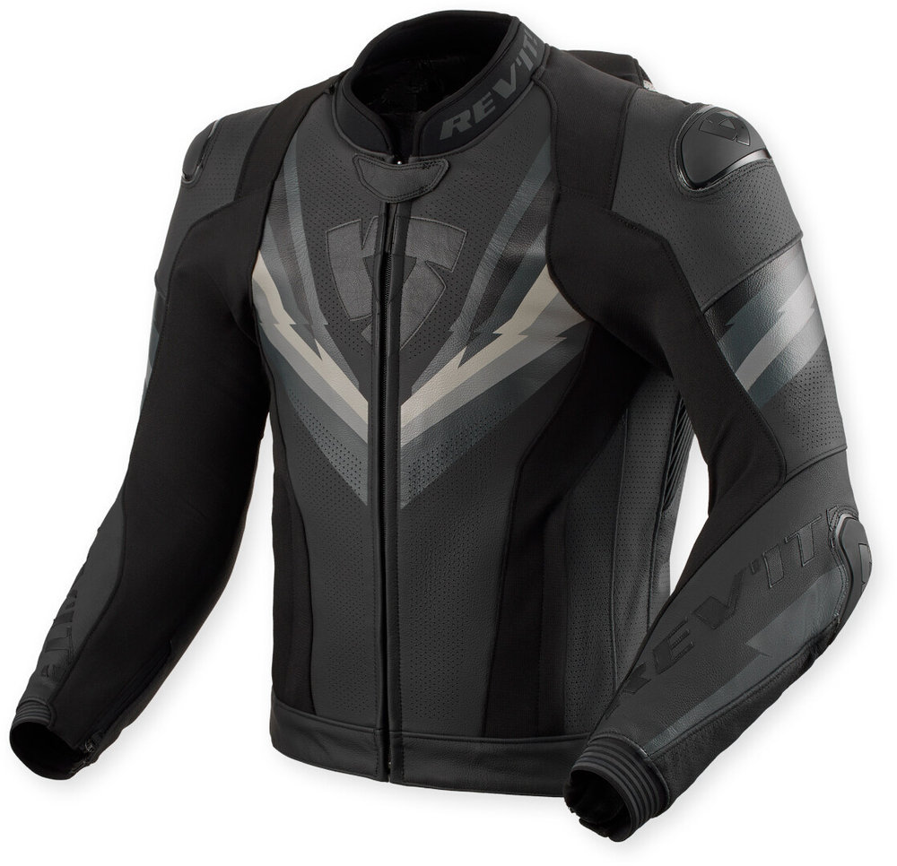 Revit Quantum 3 Pro perforated Motorcycle Leather Jacket