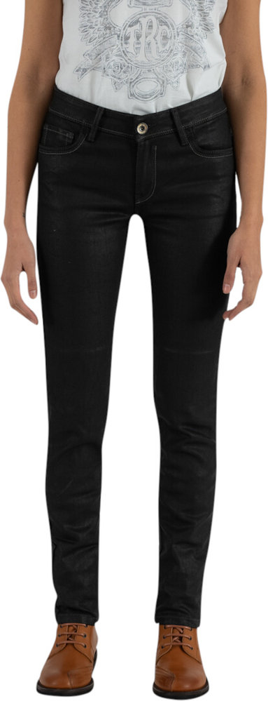Rokker RT Mid Waist Slim Ladies Motorcycle Jeans