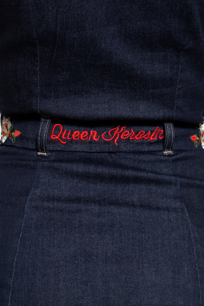 Queen Kerosin Swing Ladies Jeans Dress