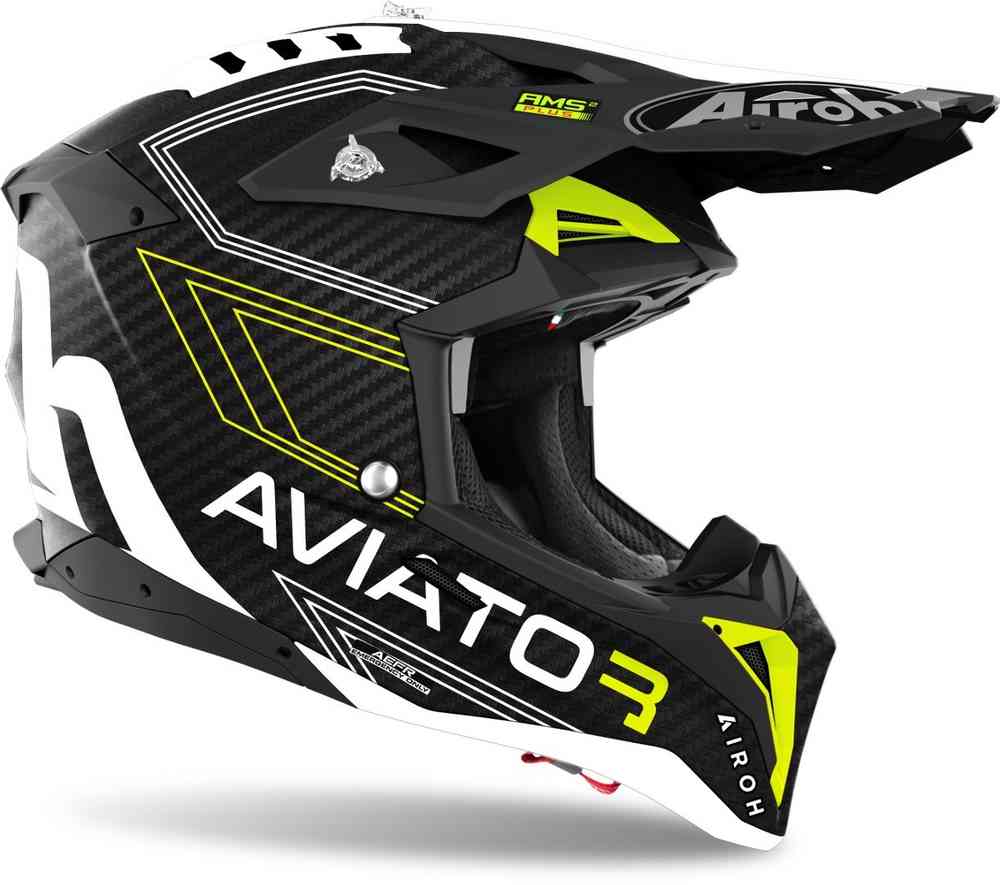 Airoh Aviator 3 Primal 3K Carbon Motocross Helmet