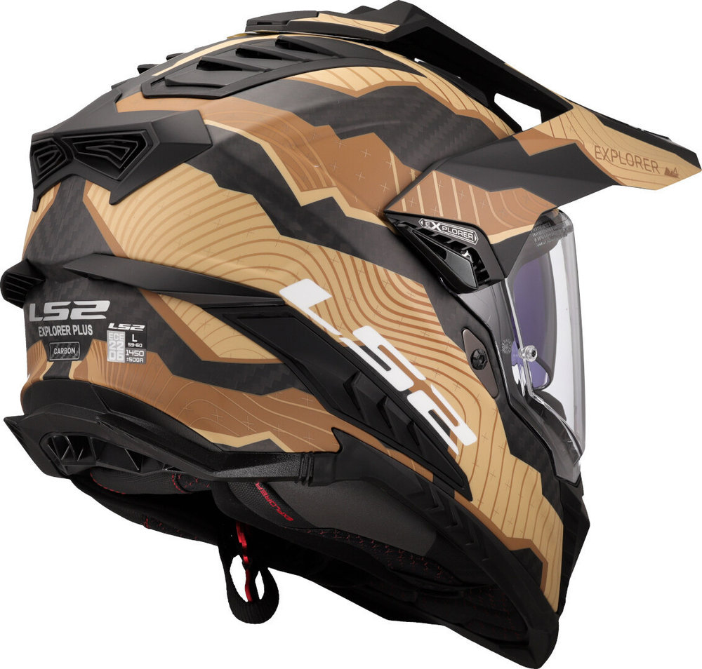 LS2 MX701 Explorer Carbon Trick Motocross Helmet