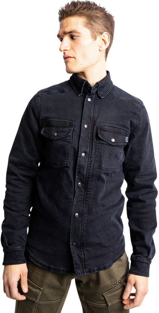 John Doe Motoshirt XTM Denim Motorcycle Shirt
