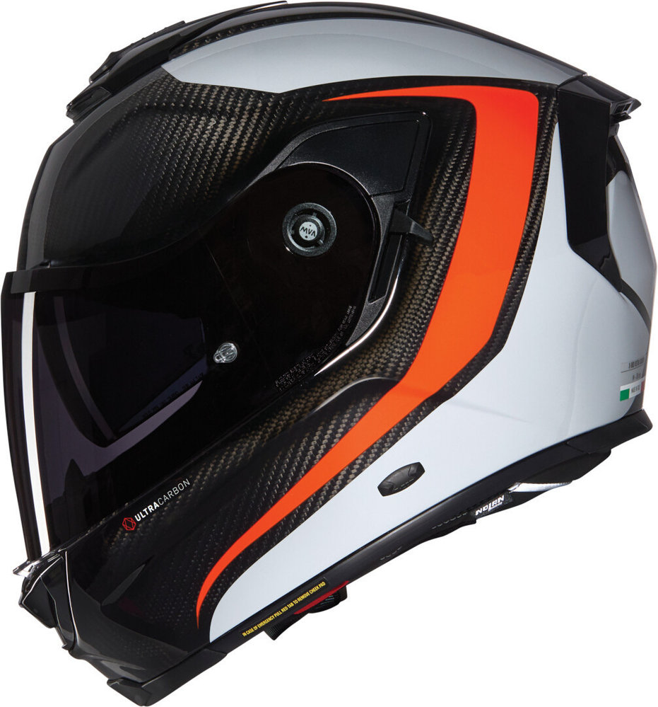 Nolan X-903 Ultra Carbon Intrigo N-Com Helmet