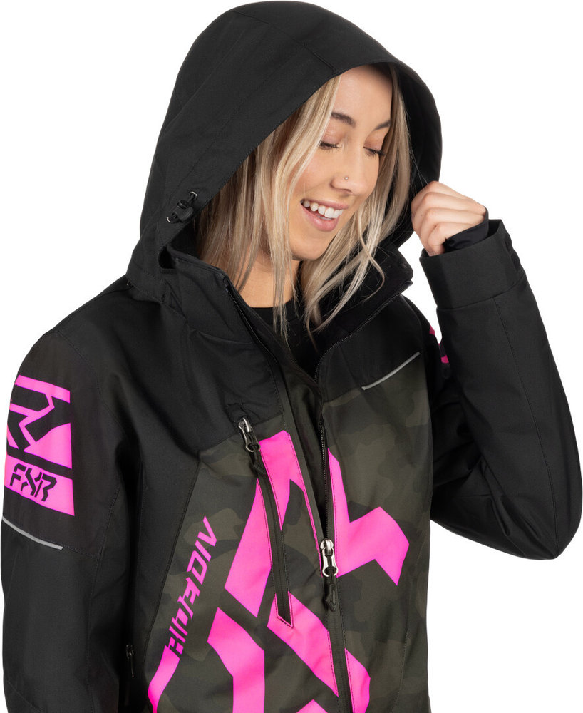 FXR CX Lite Camouflage Ladies One Piece Snowmobile Suit