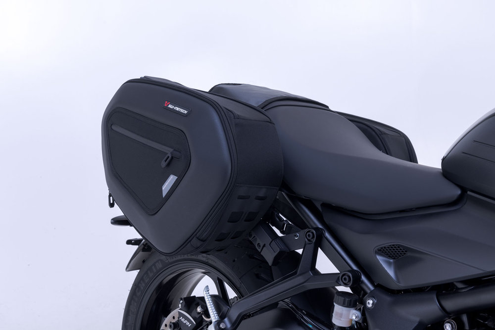 SW-Motech PRO BLAZE H saddlebag set - Black. Triumph Trident 660 / Daytona 660.
