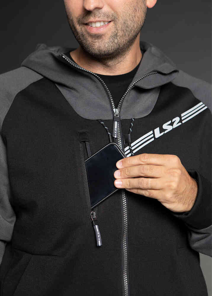 LS2 Throttle Motorcycle Zip Hoodie