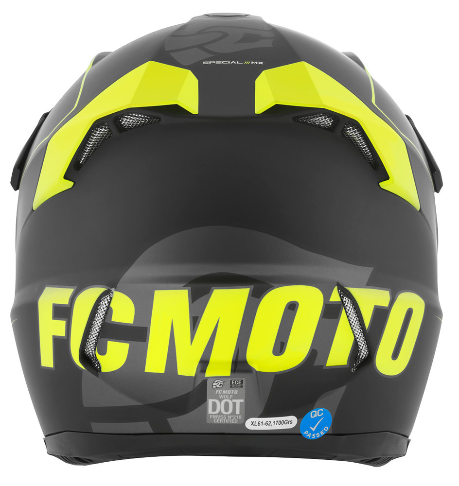 FC-Moto Merkur Straight Motocross Helmet