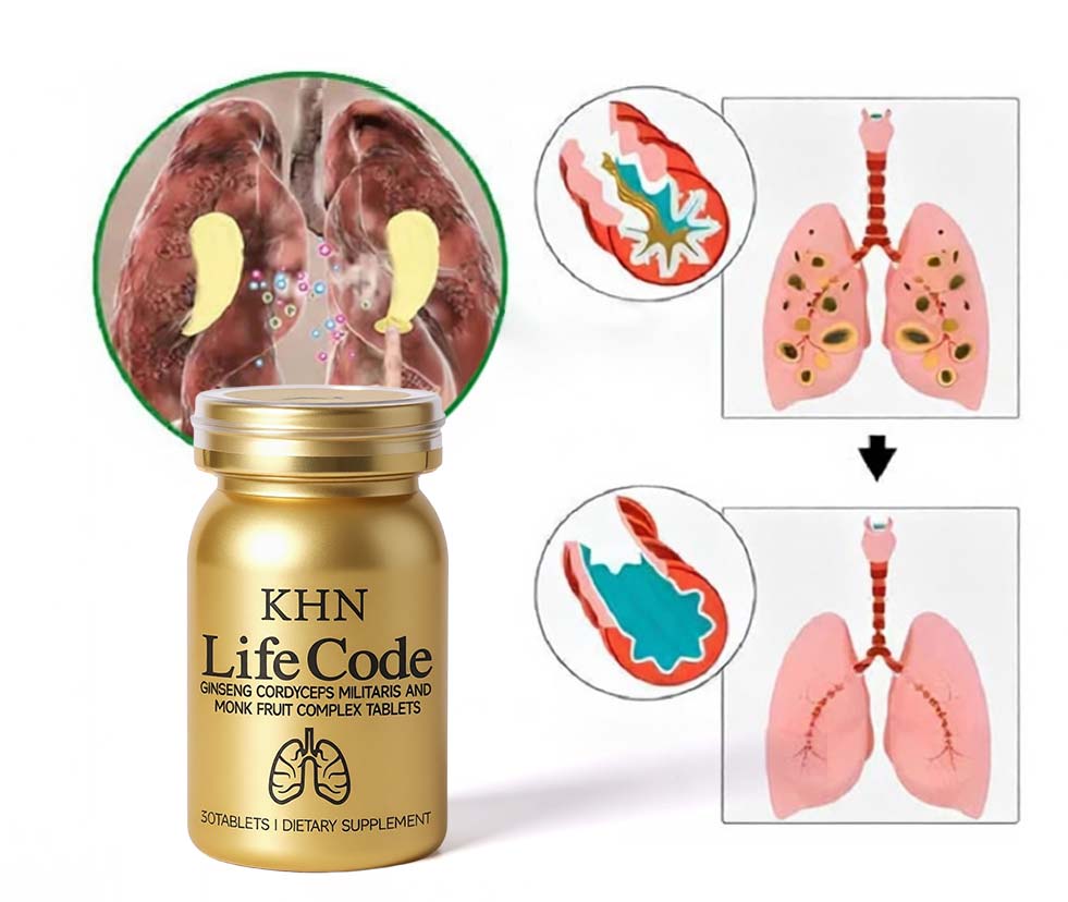 [ $21.99 for a limited time] KHN LifeCode – Power Up Your Lungs & Immunity | Natural Blend of Ginseng,
