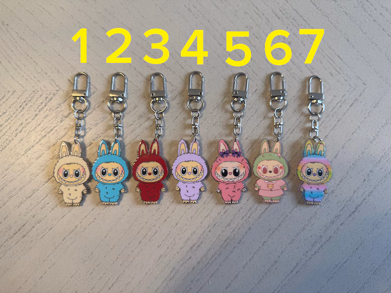 🔥Labubu Mystery Blind Box Keychain – Cute Cartoon Collectible Figures | Random Surprise Toy Gift for Fans & Collectors | Limited Edition Trendy Blind Bag – High Quality Popular Gift Idea