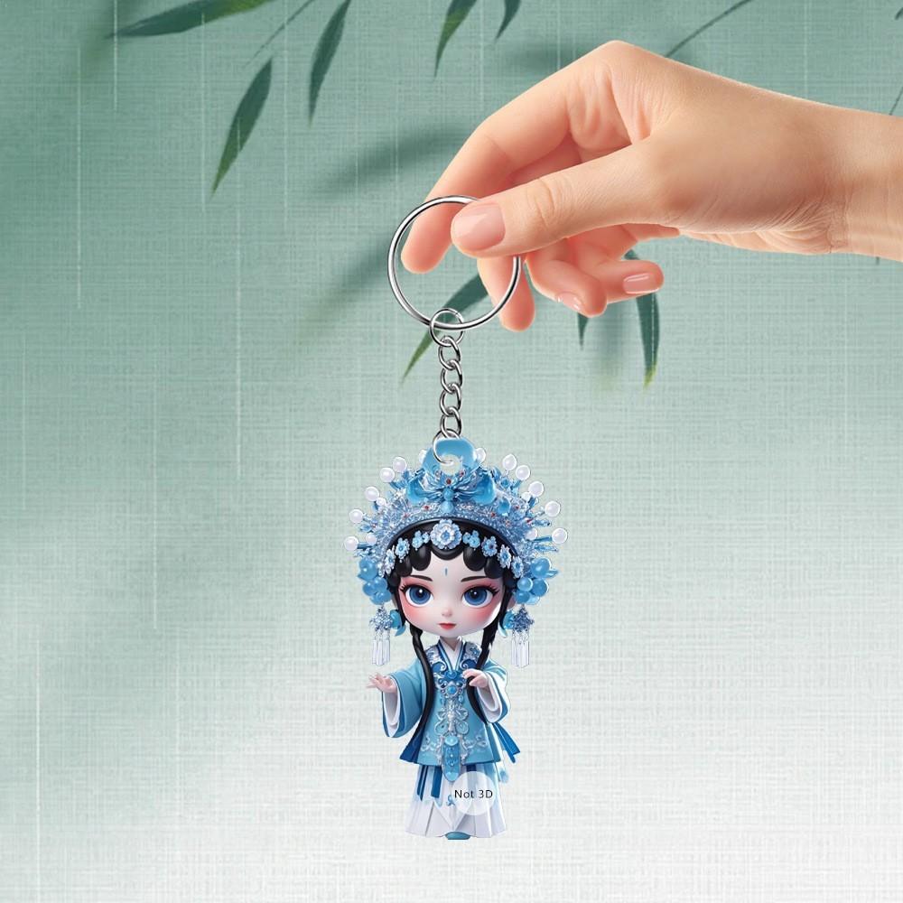 Chinese Style Lucky Keychain Blind Box – Hot Trend Gift 2025, Limited Edition Mystery Box, High-Quality Oriental Charm Key Ring, Popular Collectible Accessories for Women & Men