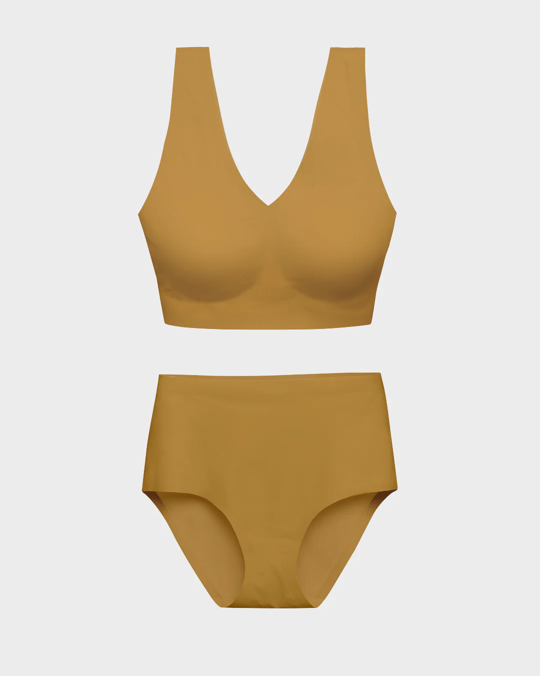 Butternut Wireless Bra and High Waisted Set