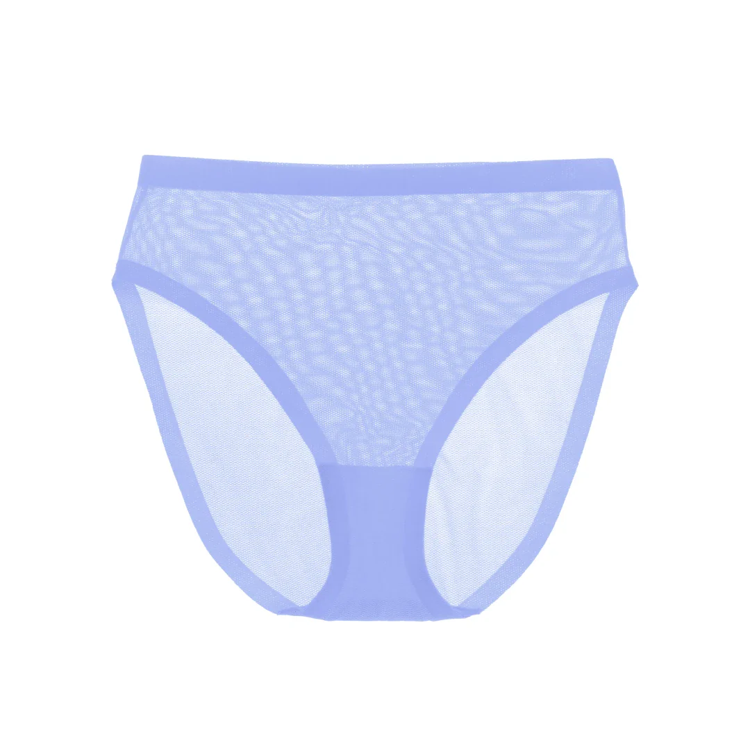 Jacaranda Mesh High Cut High Waisted
