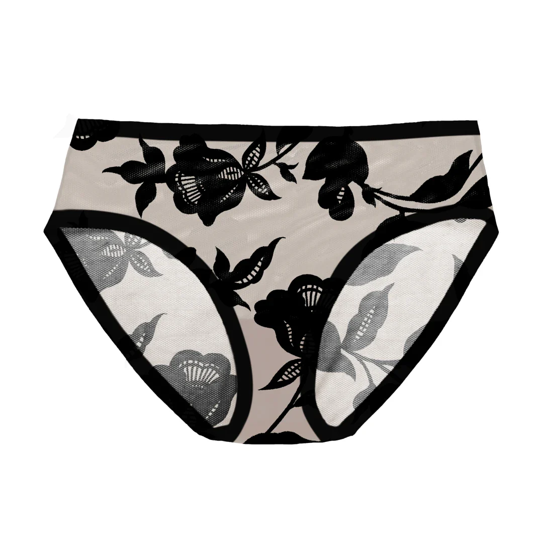 Madam Noir Sheer Brief