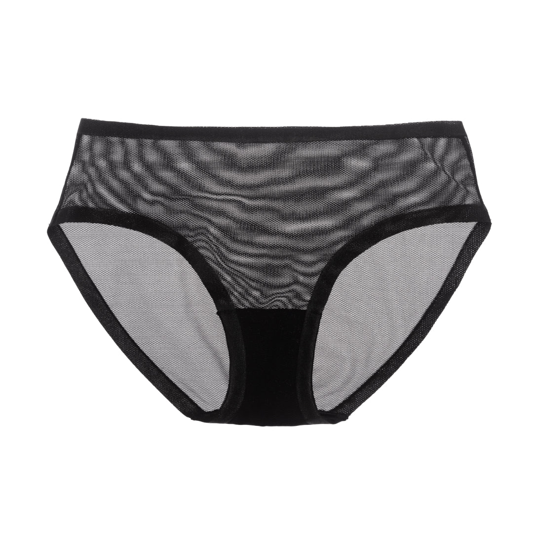 Black Mesh Brief