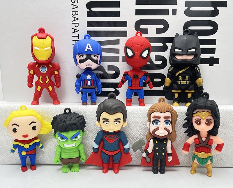 Superhero keychain pendant drops randomly