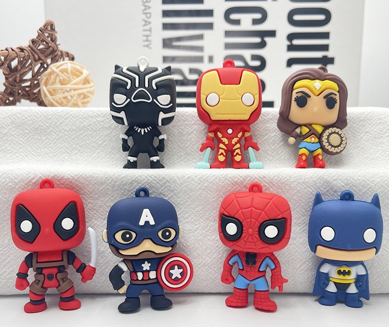 Superhero keychain pendant drops randomly