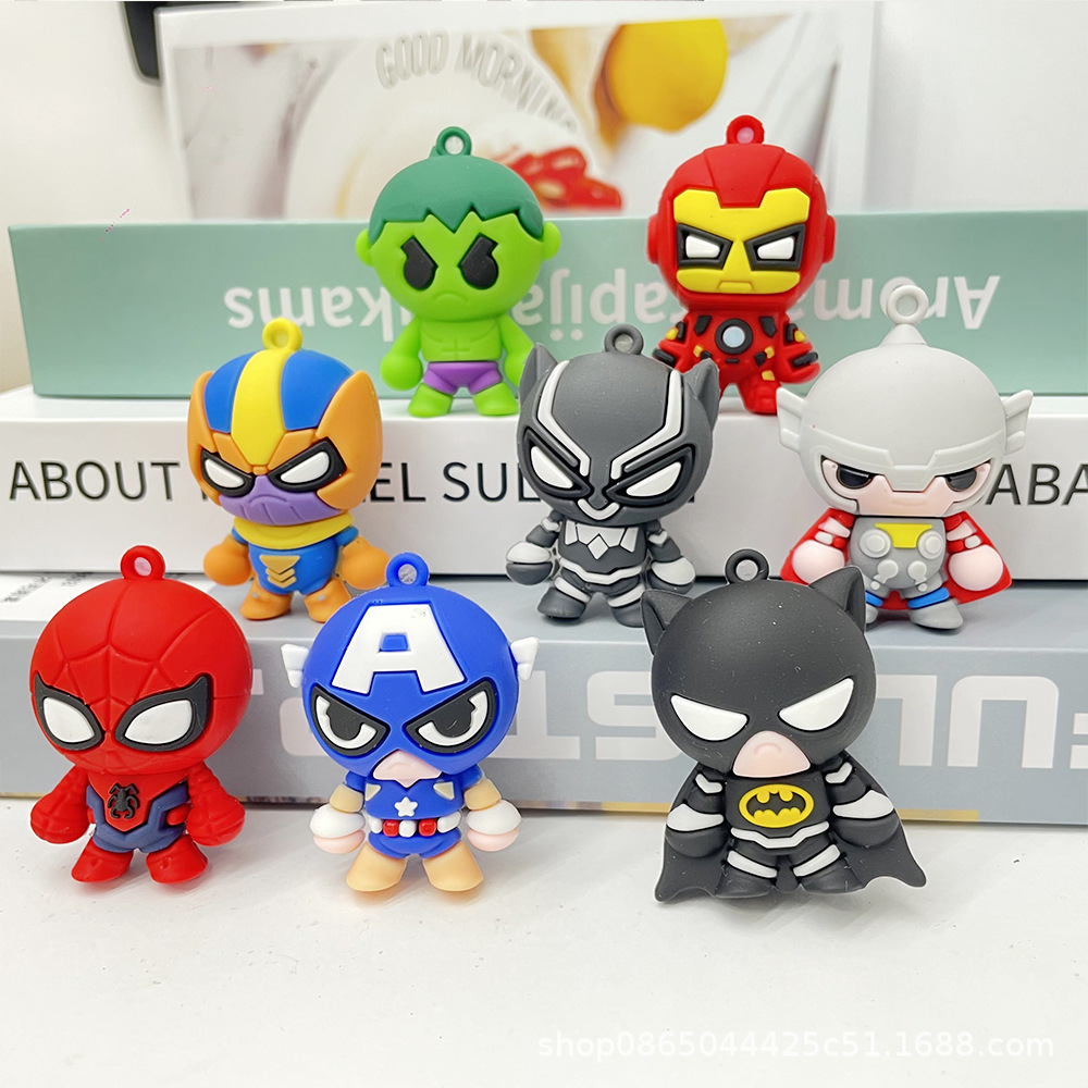Superhero keychain pendant drops randomly