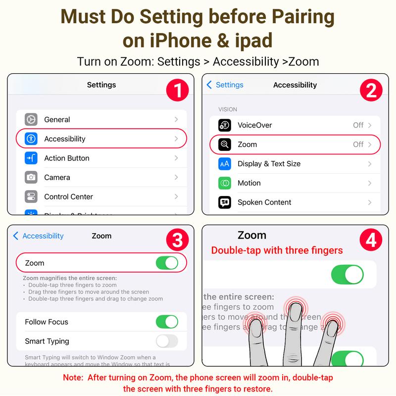 Remote Control for  Scrolling, Wireless Page Turner & Selfie with Smartphone Holder Stand - Camera Video Recording Remote for iPhone, Android, Kindle App Purple Cellphone,Upgraded