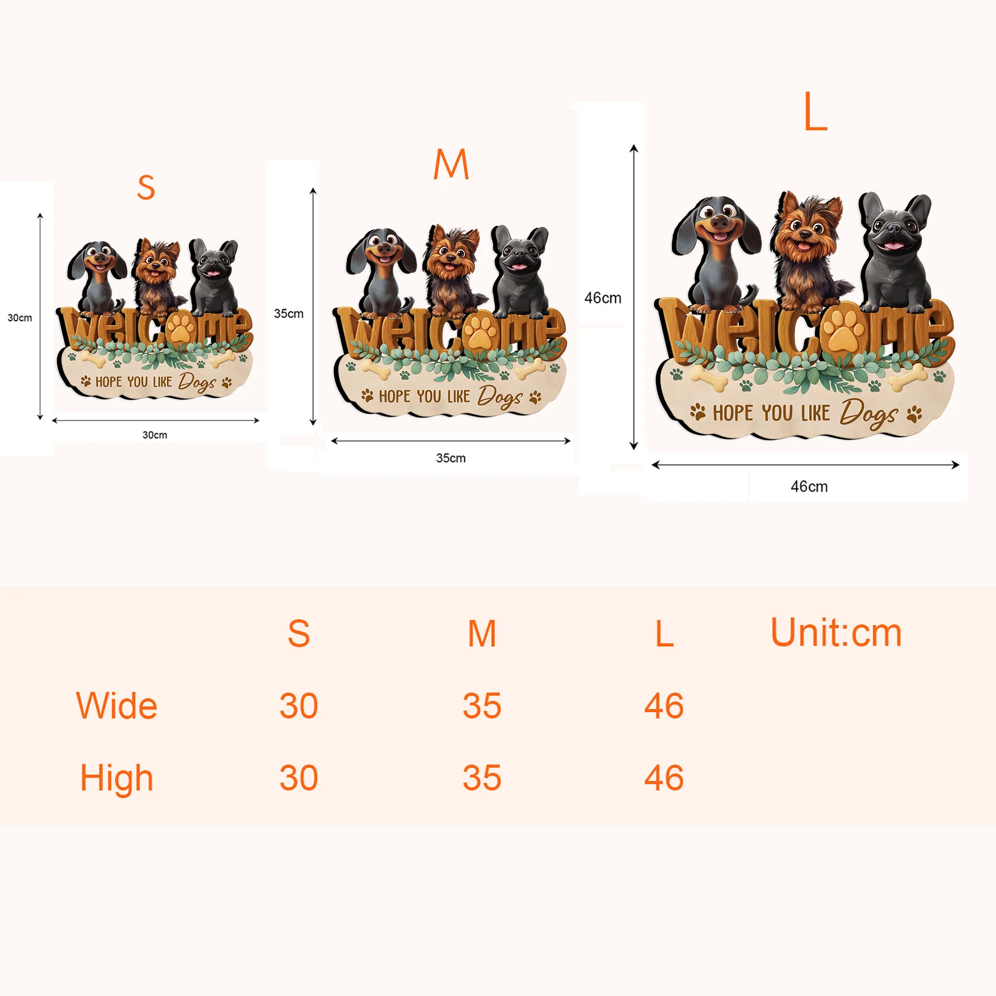 Hope You Like Dogs - Personalized Wood Sign