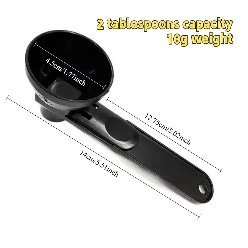[Buy 1 Get 1 Free] Protein Powder Sliding Spoon,High Quality Funnel for Pre Workout Creatine Powder Formula,Coffee Milk Smoothie Chocolate Powder Kitchen Utensils BPA Free Plastic,Perfect Gift for Valentine's Day Father's Day Anniversary