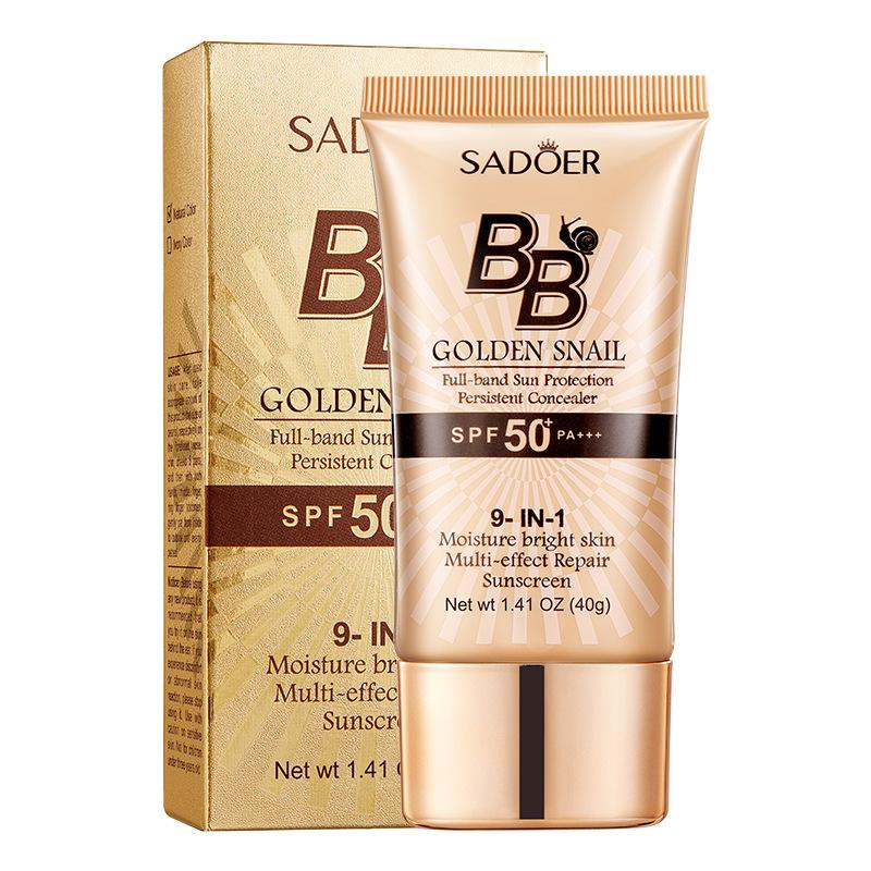 High-coverage waterproof snail BB cream - matte finish, long-lasting moisturizing and oil control, creates a natural makeup look, refreshing and non-greasy, perfect for makeup beginners, a great gift for Mother's Day, Christmas, and Valentine's Day.