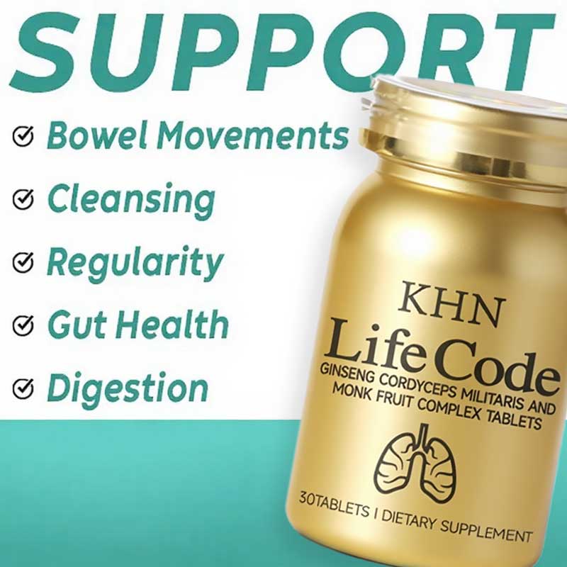 KHN-life code daily supplement, Relieve Constipation & Boost Metabolism for Better Digestive Health