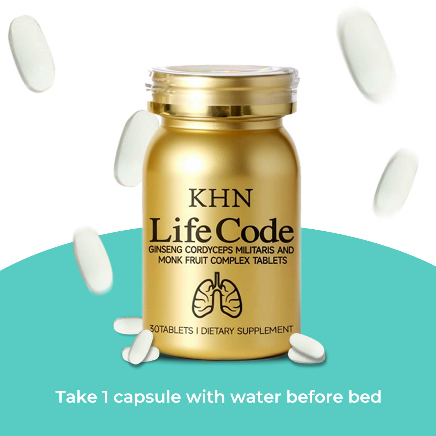 KHN-life code daily supplement, Relieve Constipation & Boost Metabolism for Better Digestive Health