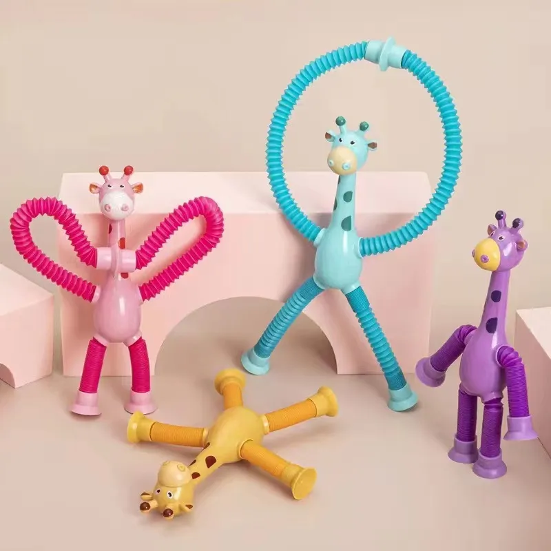 ✨Summer Toys Hot Sale 48% OFF✨- Suction Cup Pop Tube Giraffe Toys