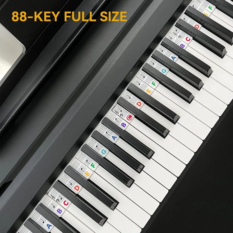 🎁49% OFF🔥🔥--🎄Removable Piano Keyboard Note Labels