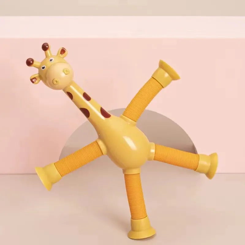 ✨Summer Toys Hot Sale 48% OFF✨- Suction Cup Pop Tube Giraffe Toys