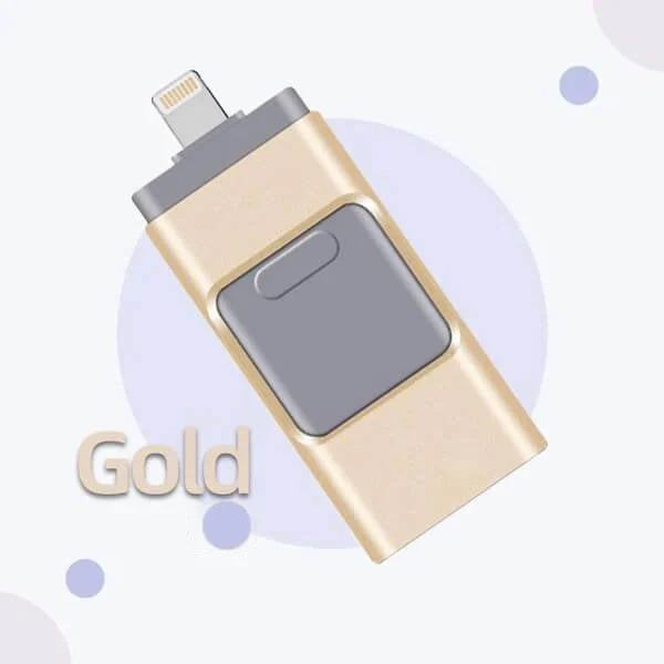 4 In 1 High Speed USB Flash Drive For iPhone, iPad, Android, PC & More Devices