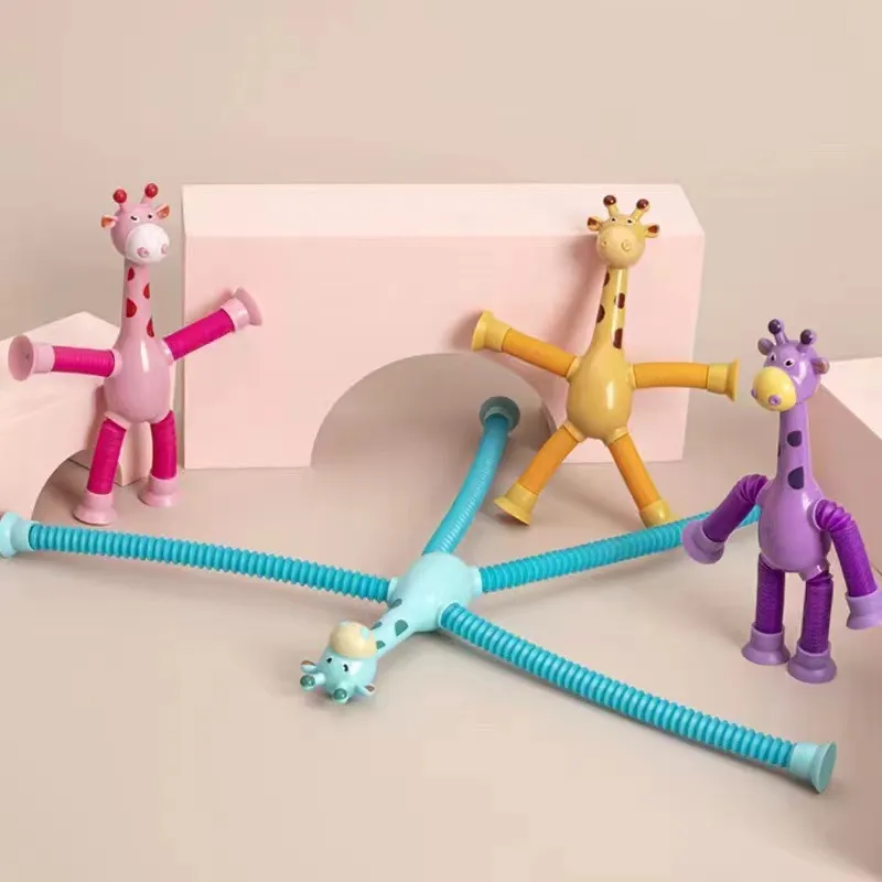 ✨Summer Toys Hot Sale 48% OFF✨- Suction Cup Pop Tube Giraffe Toys