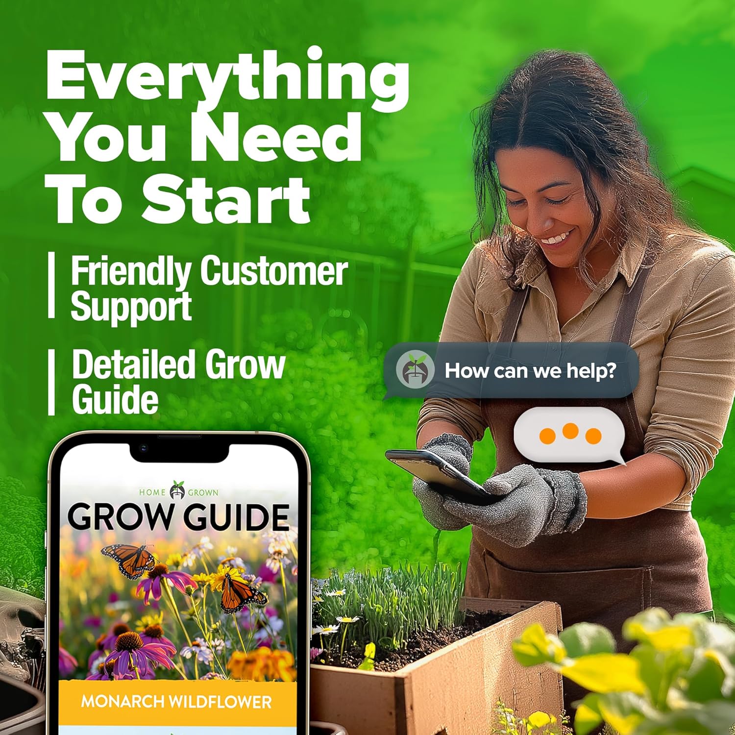 HOME GROWN English Lavender Seeds 1,500+ Non GMO Wildflower Seed for Planting Indoor/Outdoor, High Germination, Plant Flower Seeds (Lavandula antustifolia)