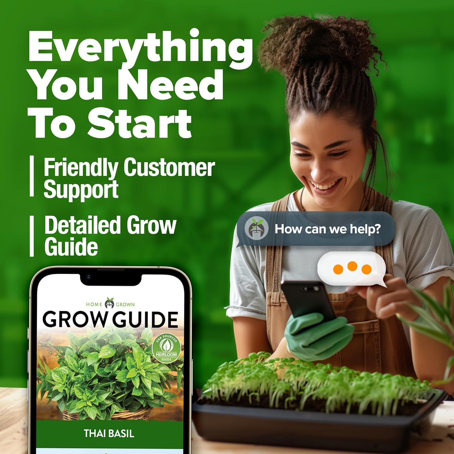 HOME GROWN English Lavender Seeds 1,500+ Non GMO Wildflower Seed for Planting Indoor/Outdoor, High Germination, Plant Flower Seeds (Lavandula antustifolia)