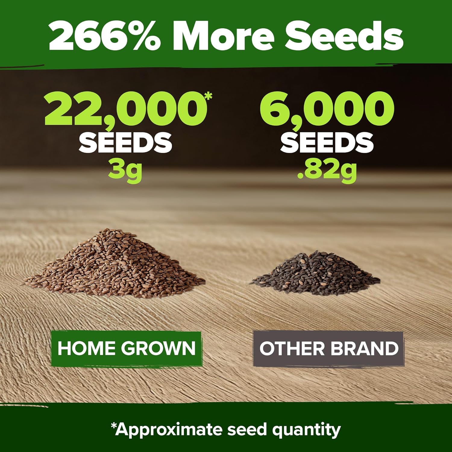 HOME GROWN English Lavender Seeds 1,500+ Non GMO Wildflower Seed for Planting Indoor/Outdoor, High Germination, Plant Flower Seeds (Lavandula antustifolia)