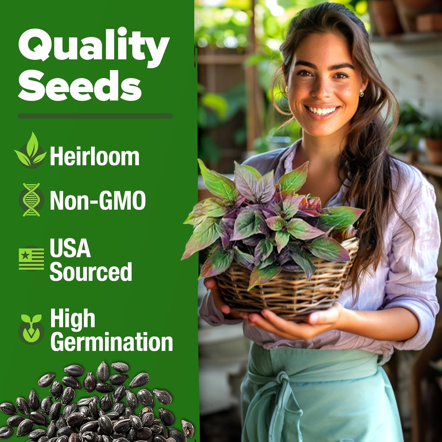 HOME GROWN English Lavender Seeds 1,500+ Non GMO Wildflower Seed for Planting Indoor/Outdoor, High Germination, Plant Flower Seeds (Lavandula antustifolia)