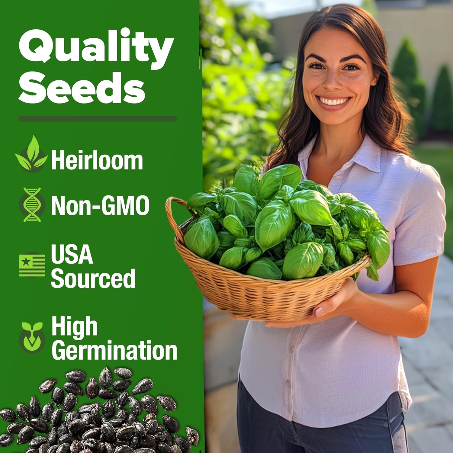 HOME GROWN English Lavender Seeds 1,500+ Non GMO Wildflower Seed for Planting Indoor/Outdoor, High Germination, Plant Flower Seeds (Lavandula antustifolia)