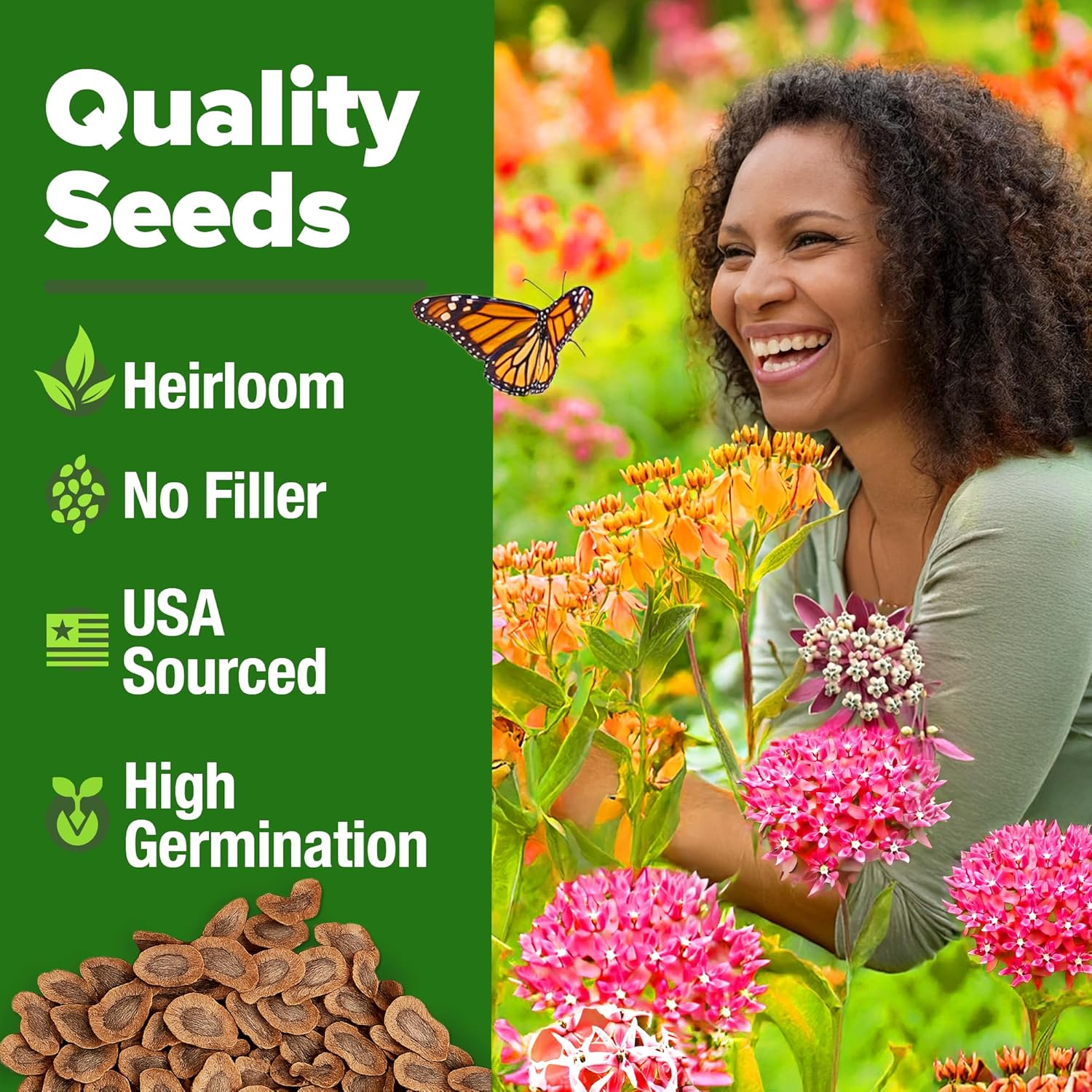 HOME GROWN English Lavender Seeds 1,500+ Non GMO Wildflower Seed for Planting Indoor/Outdoor, High Germination, Plant Flower Seeds (Lavandula antustifolia)